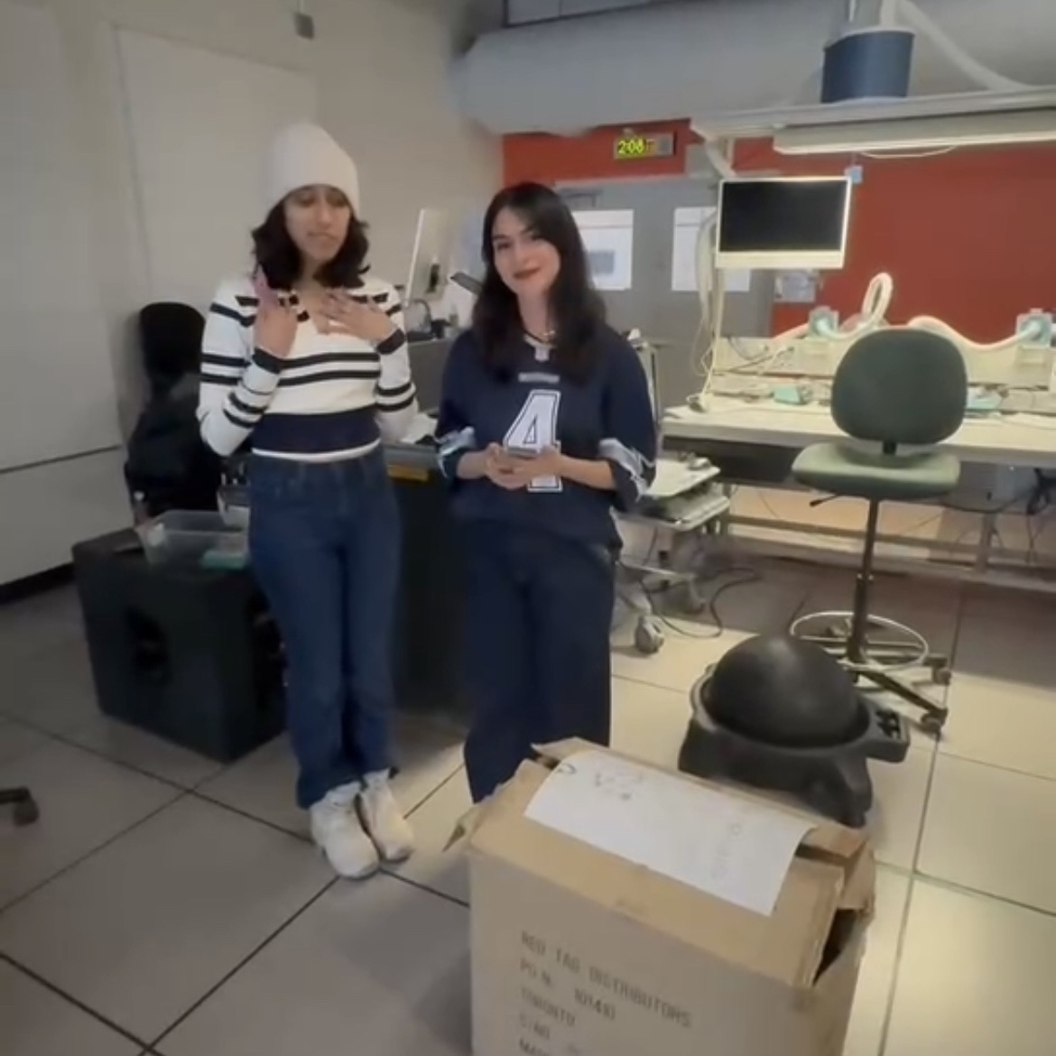 Bodystorming part 5 - the user and app upon successful installation.